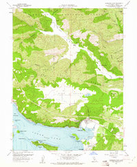 1958 Map of Clearlake Oaks, CA — High-Res | Pastmaps